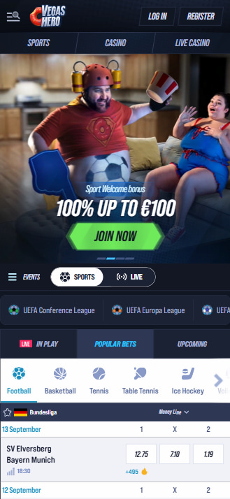 Vegashero Casino Mobilioji Versija
